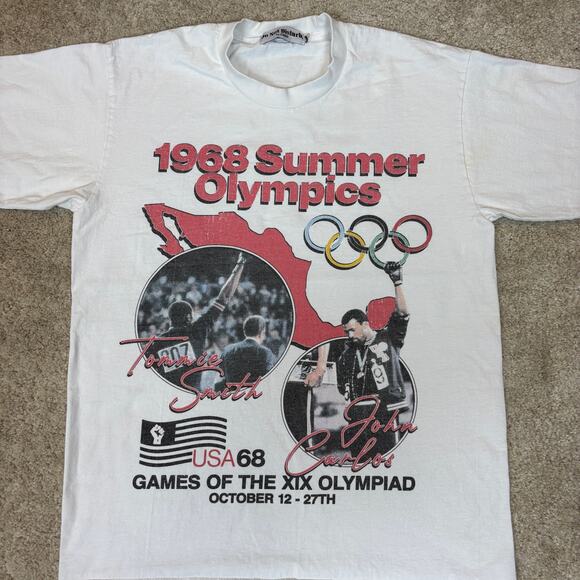 Do Not Disturb 1968 Summer Olympics Rap Tee Shirt Men's Large Retro - Picture 2 of 9
